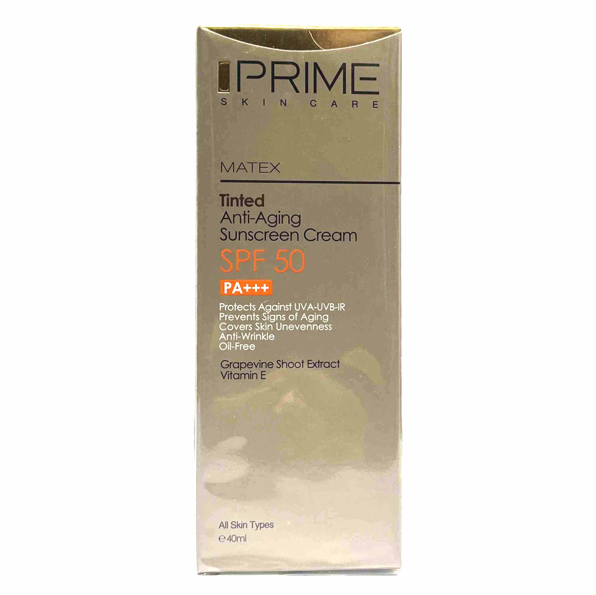 کرم ضد آفتاب رنگی جوان کننده SPF50 پریم prime